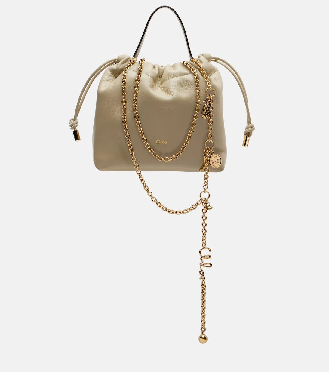 Chloé - Chloé Icons Mini leather bucket bag