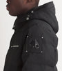 Moose Knuckles Black Down Cloud Bomber Puffer Jacket