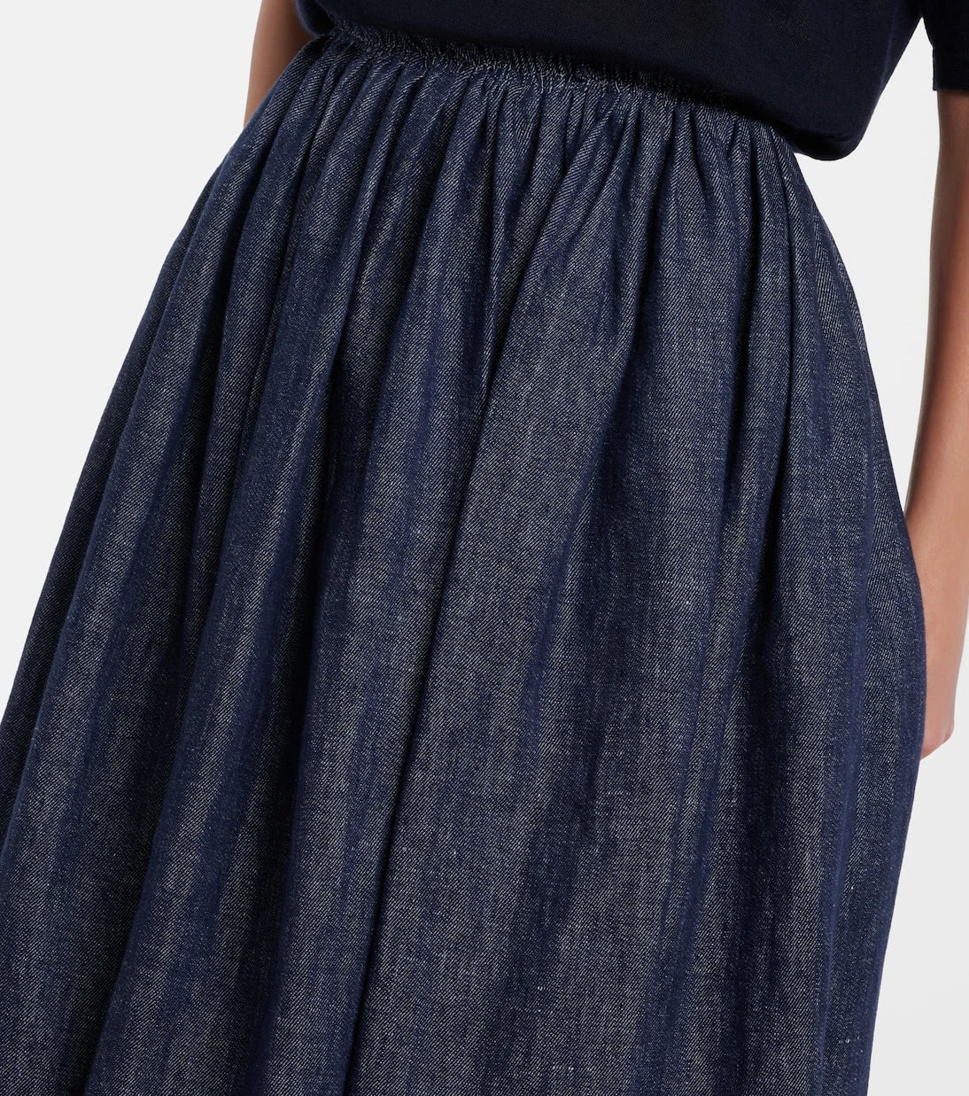 Gabriela Hearst - Eloran linen midi skirt