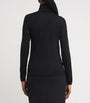 Max Mara Black Virgin Wool Turtleneck Sweater