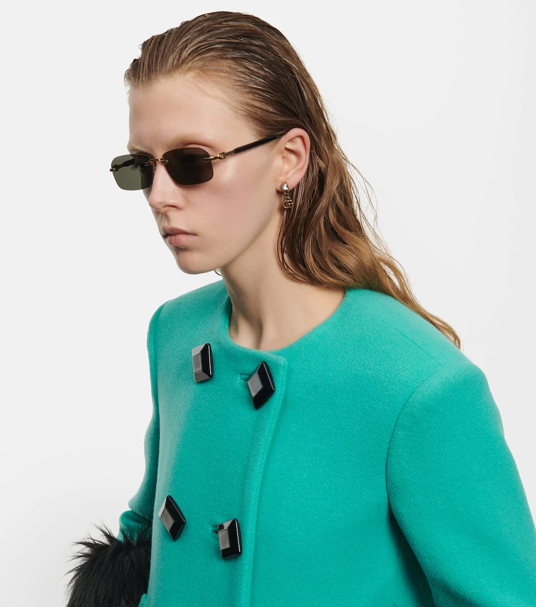 Gucci - Rectangular sunglasses