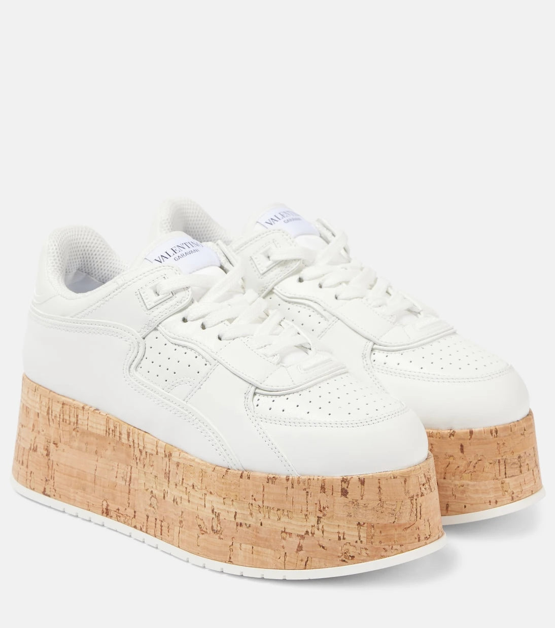 Valentino Garavani - Freedots XL leather platform sneakers