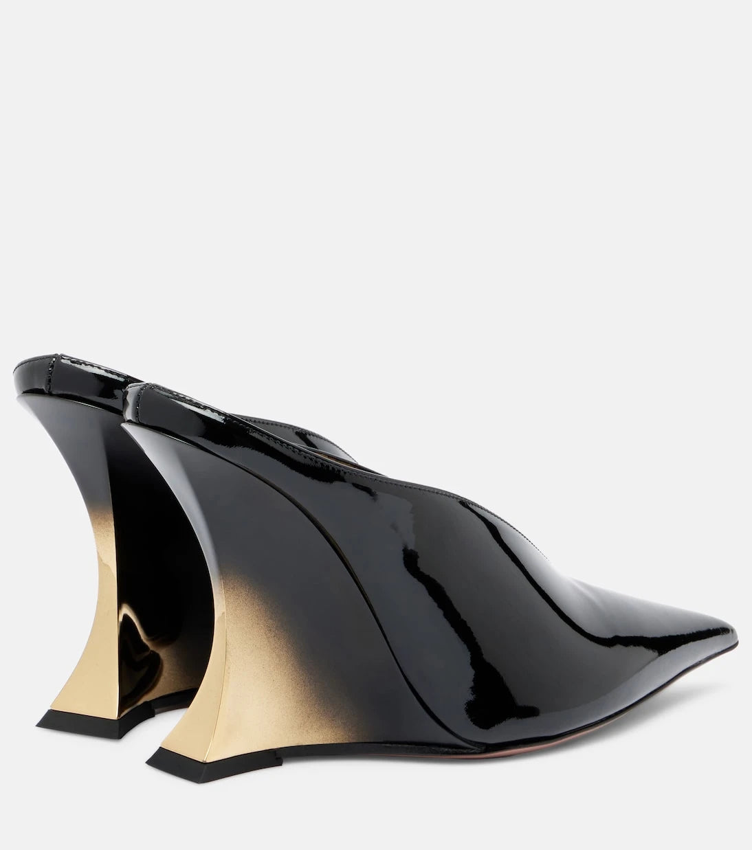 Paris Texas - Nina 105 patent leather wedge mules