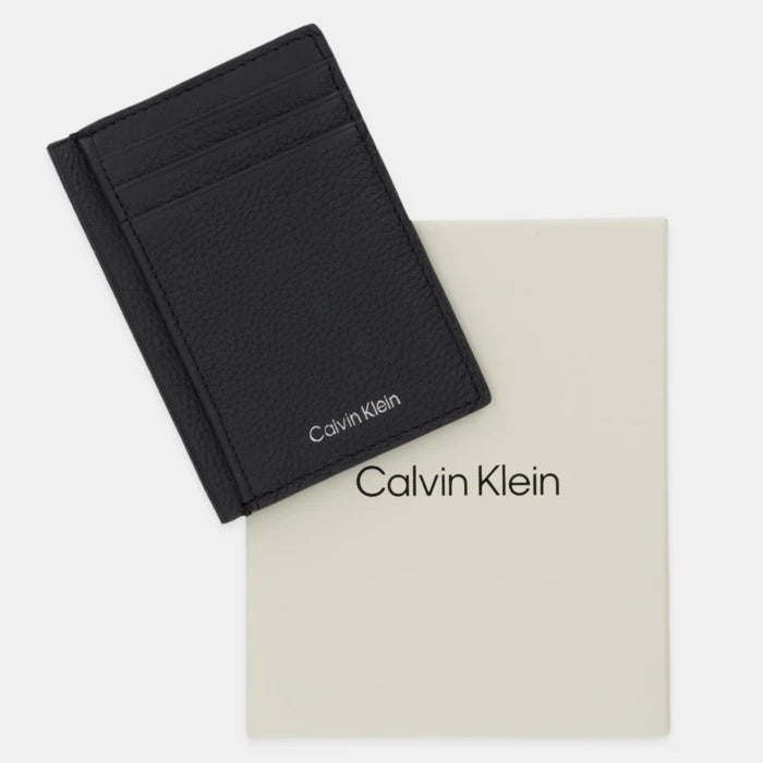 Кожен калъф за карти Calvin Klein