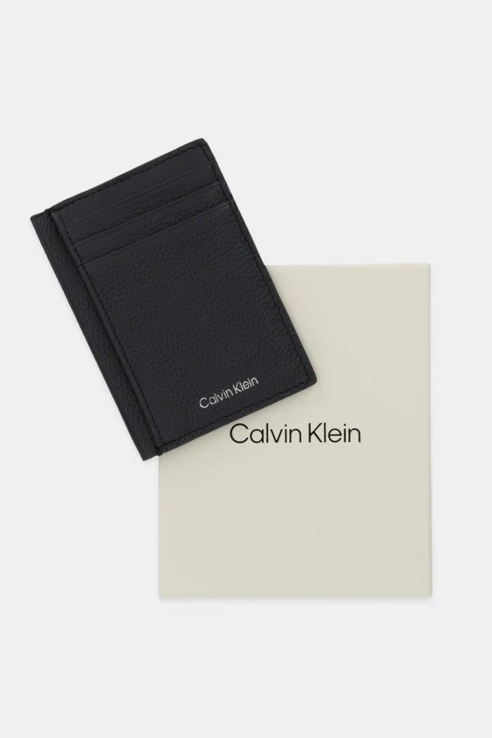 Кожен калъф за карти Calvin Klein