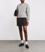 Claudie Pierlot Grey Cotton-Blend Logo Sweatshirt