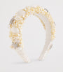 Jennifer Behr Ivory Embellished Stellamaris Headband