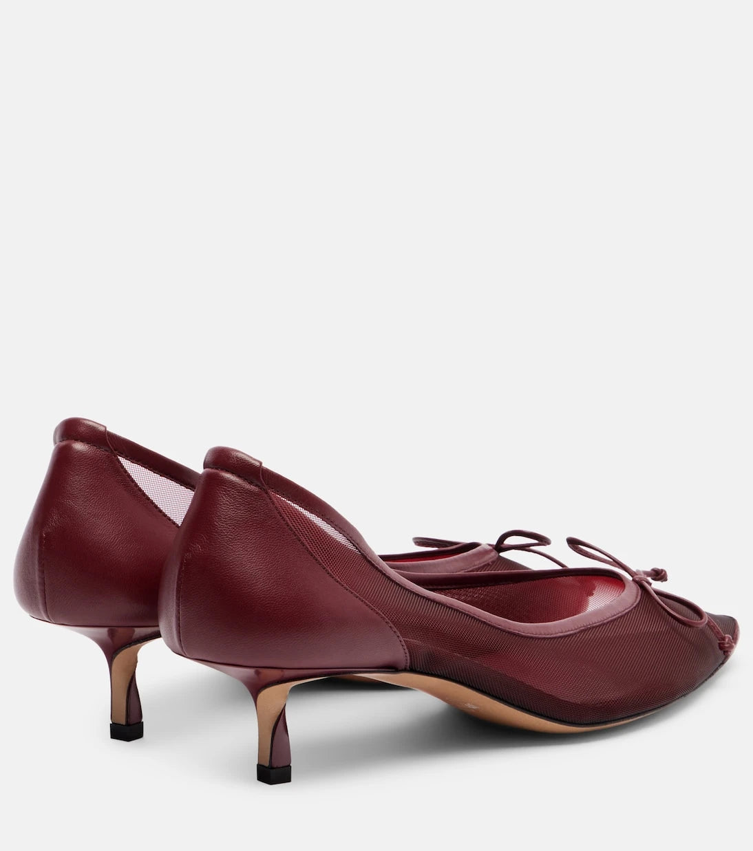 Jacquemus - Tourni 45 mesh pumps