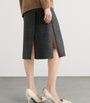 Prada Rush Stitch Midi Skirt