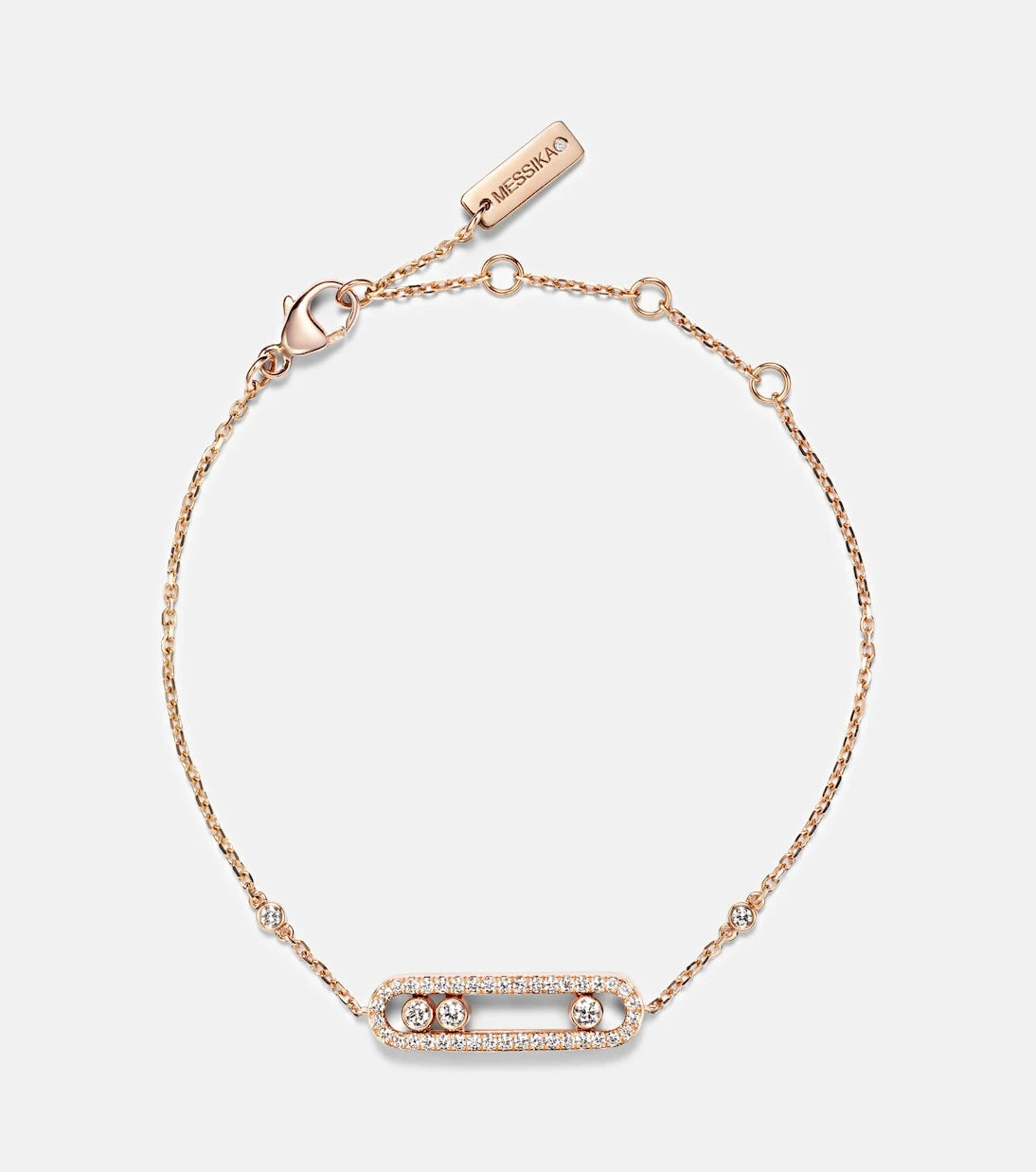 Messika - Baby Move 18kt rose gold bracelet with diamonds