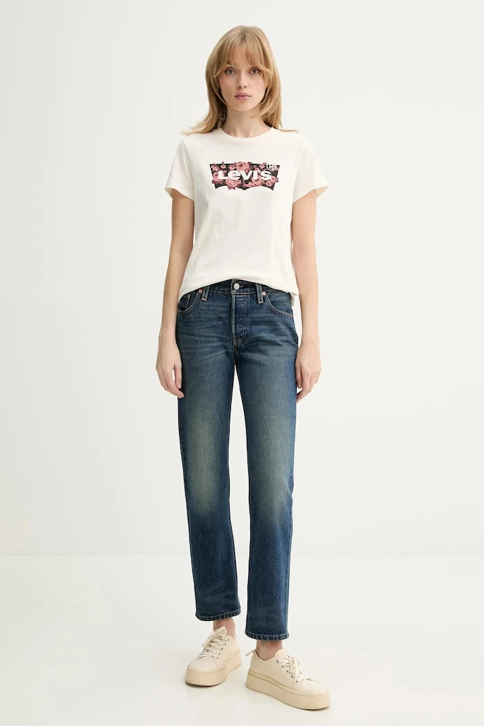 Памучна тениска Levi's THE PERFECT TEE