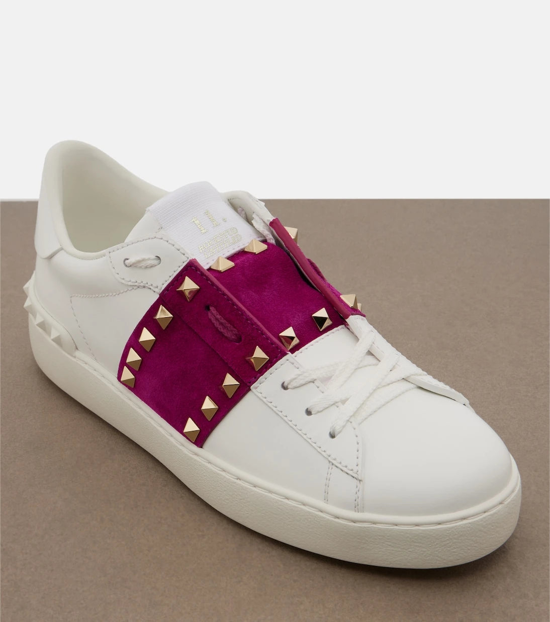 Valentino Garavani - Rockstud Untitled leather sneakers