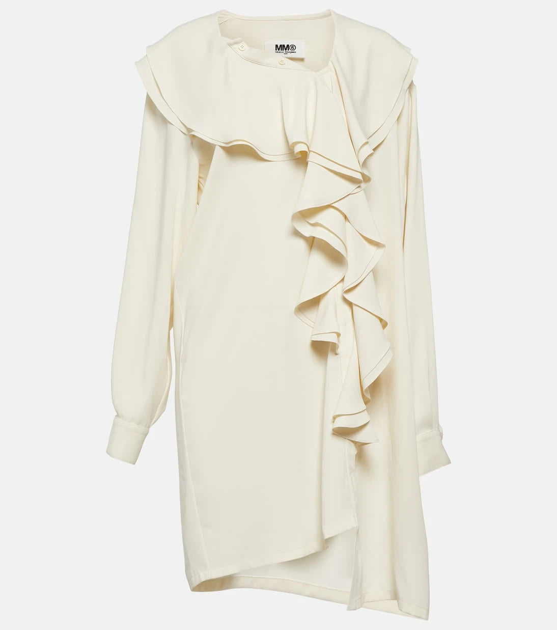 MM6 Maison Margiela - Ruffle-trimmed minidress