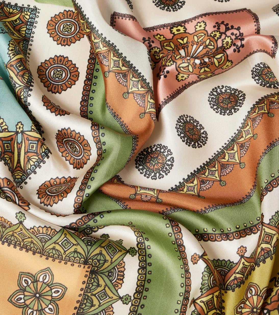Alémais - Contina Tiles silk scarf