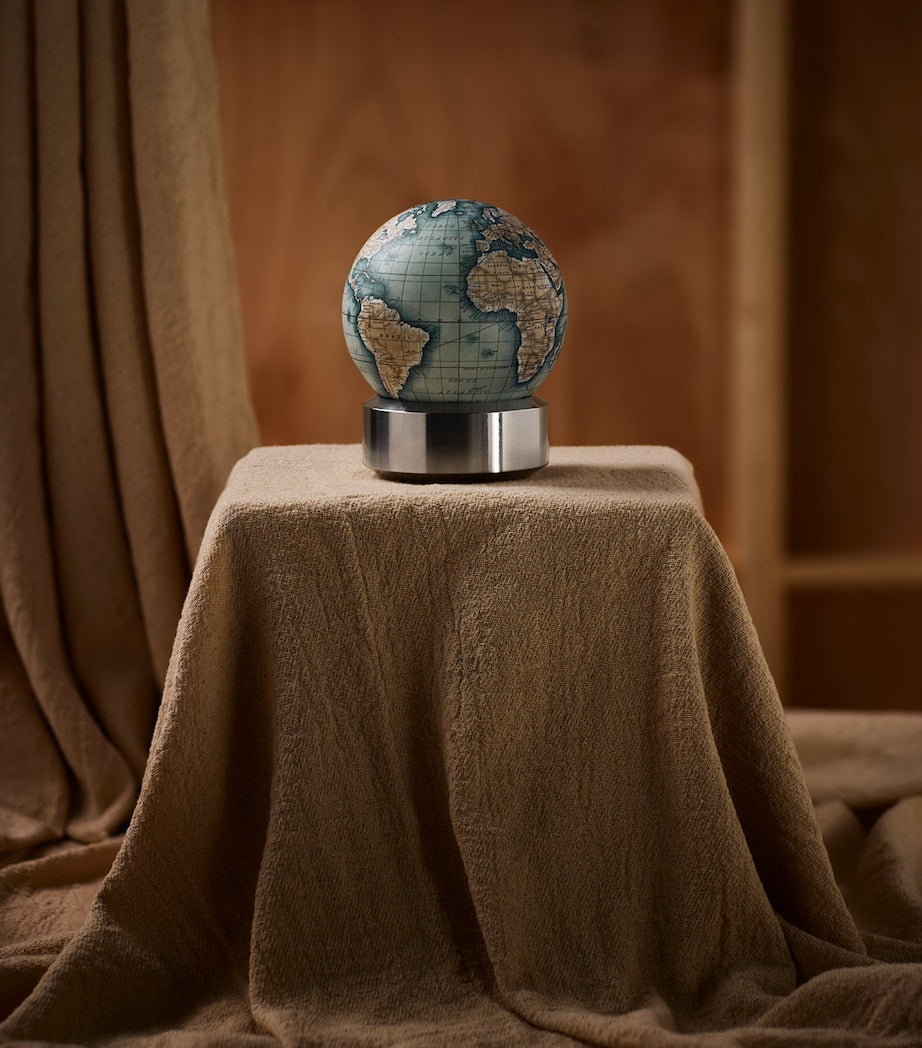 Titanium Prussian Blue Pocket Globe (12cm)