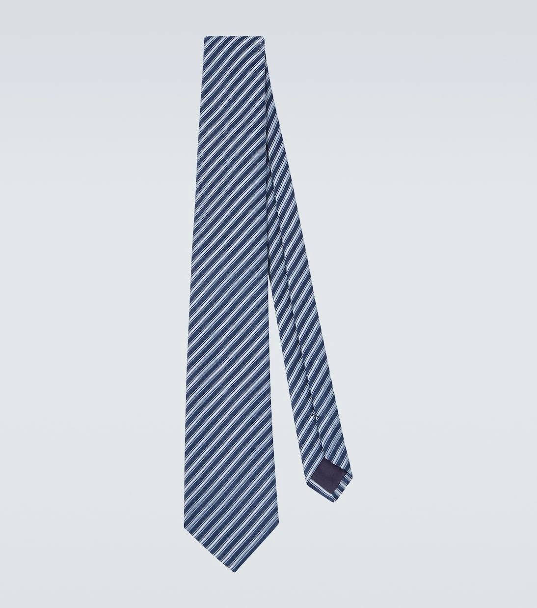 Charvet - Striped silk jacquard tie