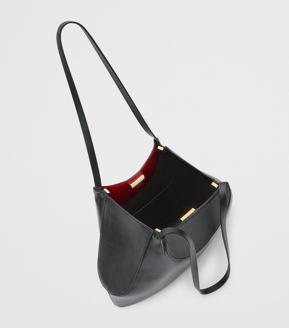 Givenchy Small Leather Facet Shoulder Bag