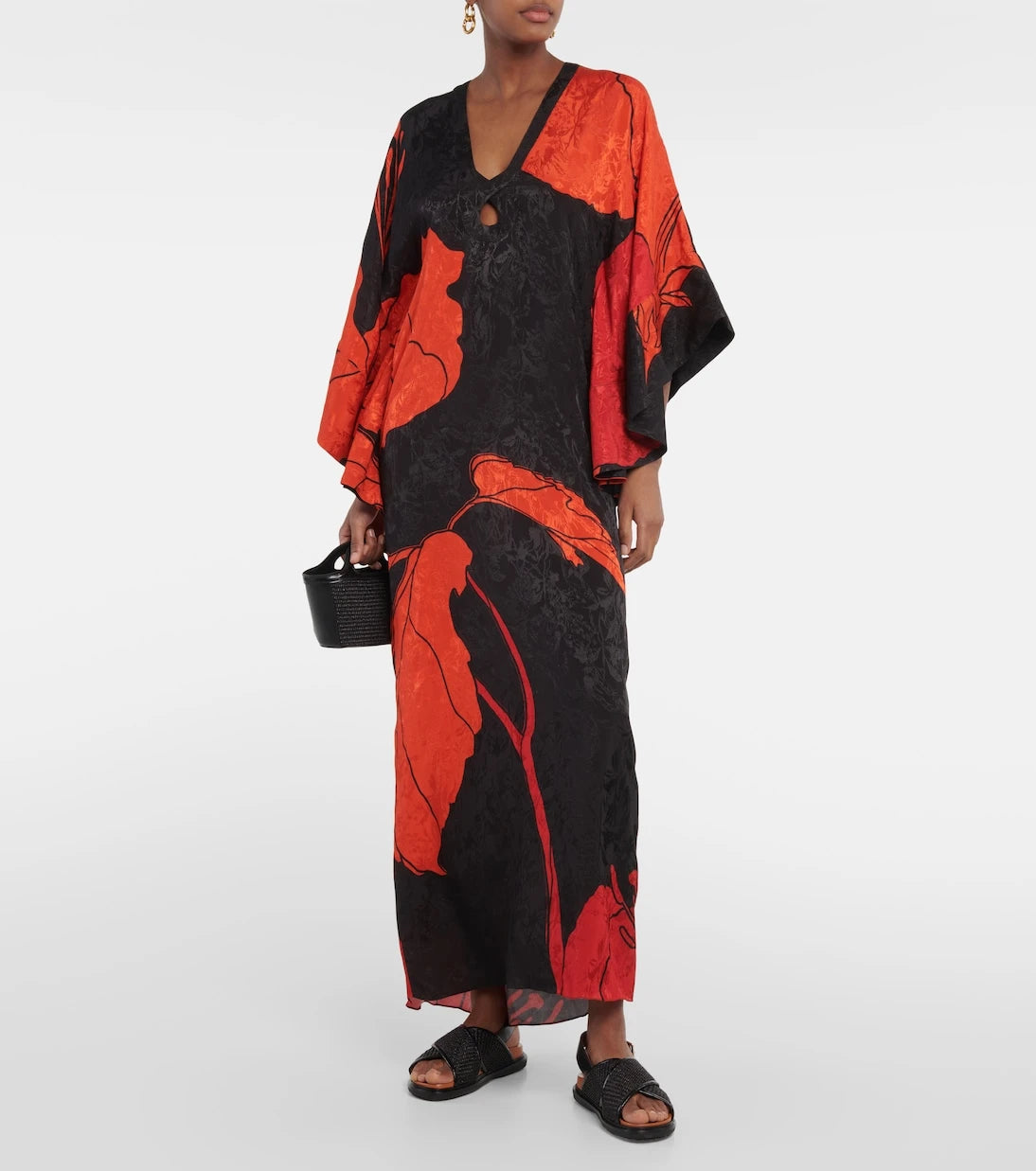 Johanna Ortiz - Floral jacquard maxi dress