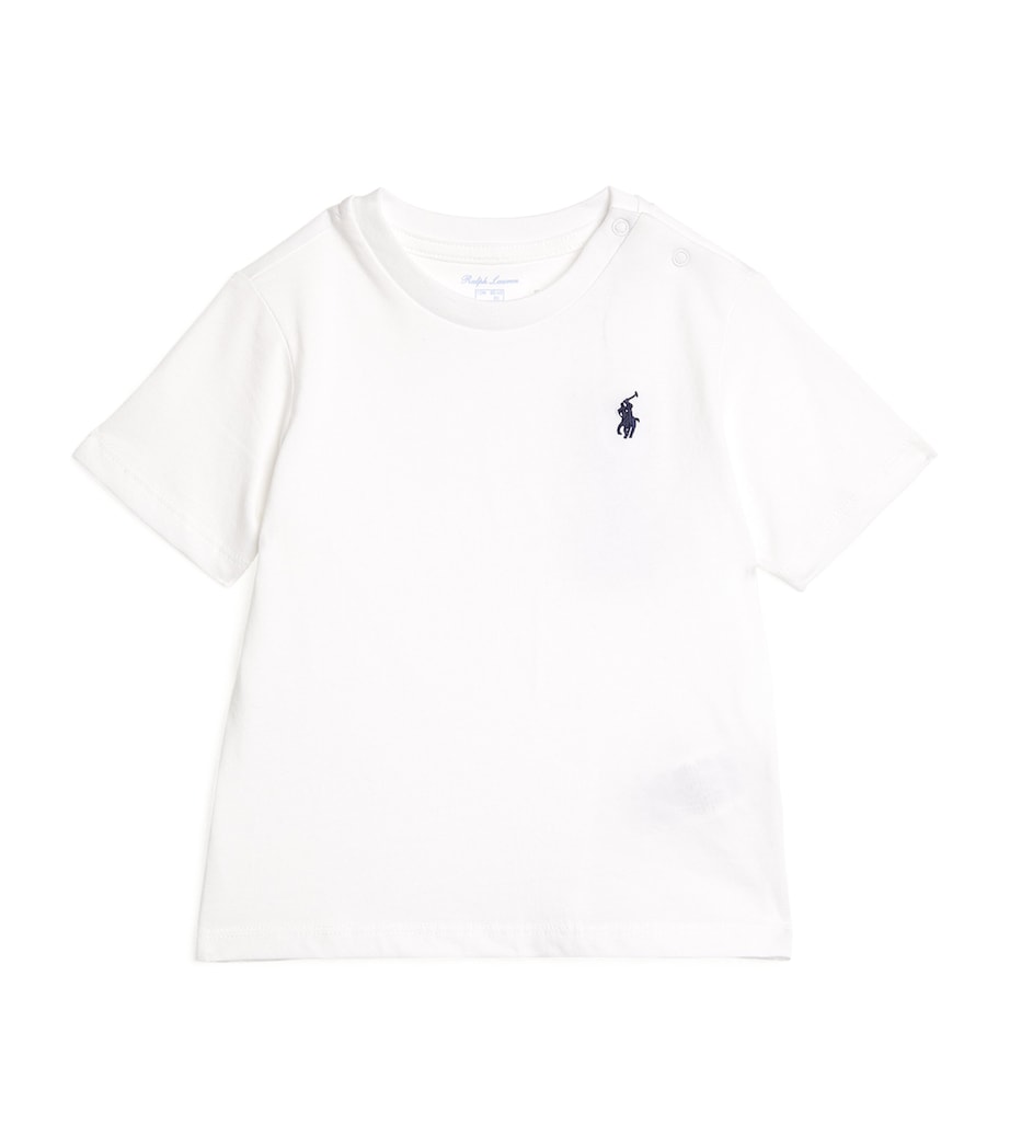 Ralph Lauren Kids Cotton Logo T-Shirt (3-24 Months)