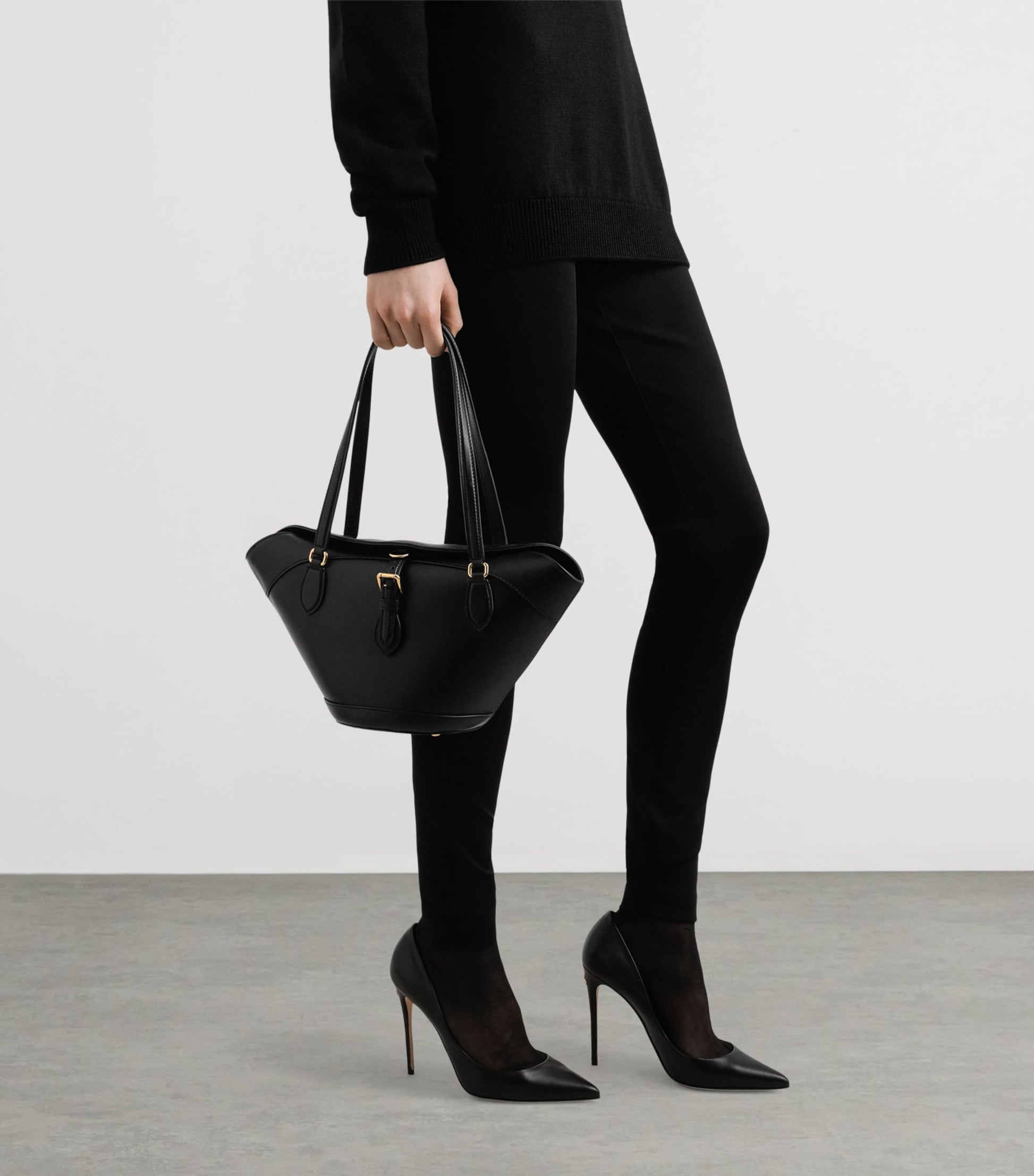 Dolce & Gabbana Leather Capri Shoulder Bag