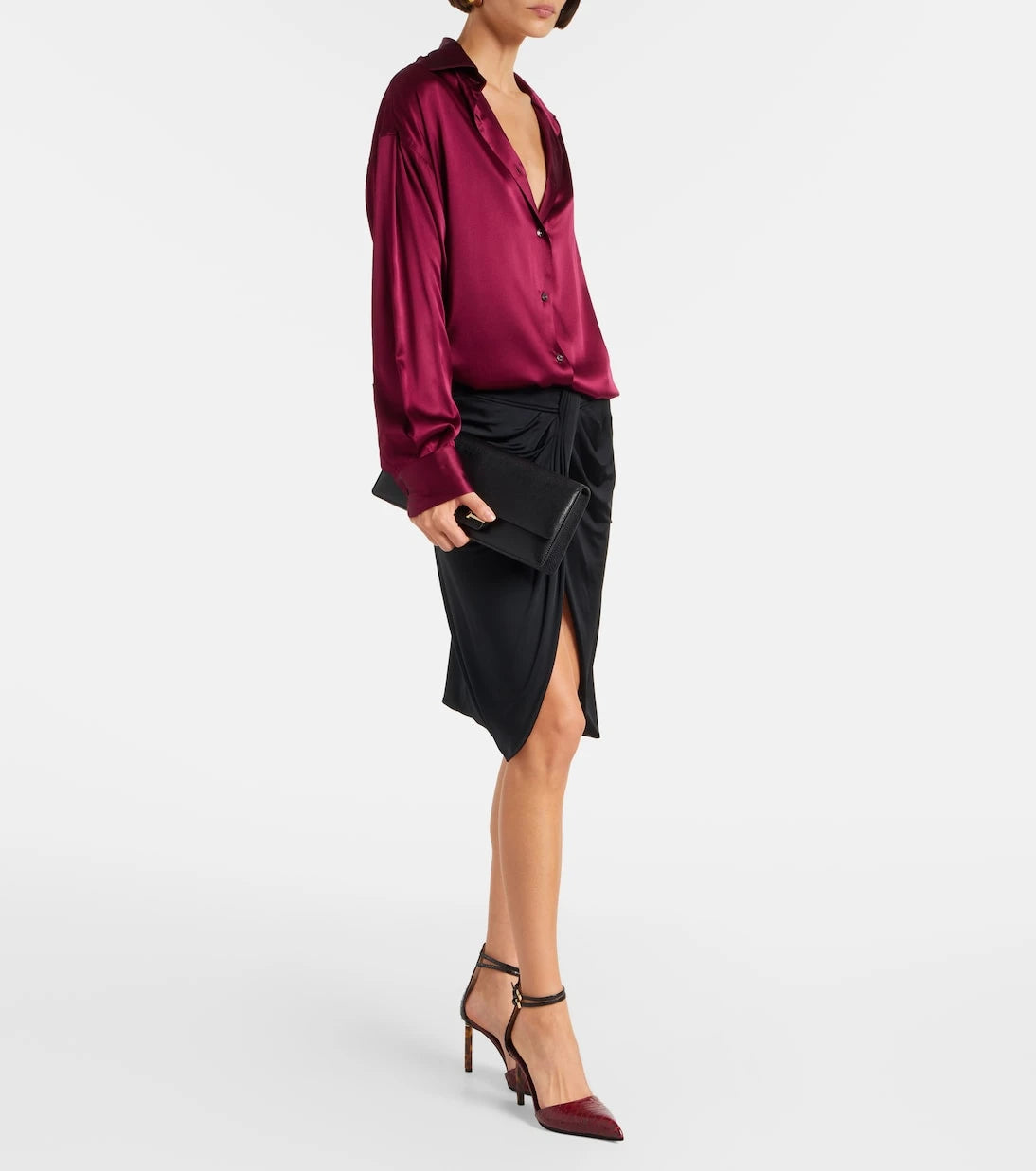 Tom Ford - Double T leather shoulder bag