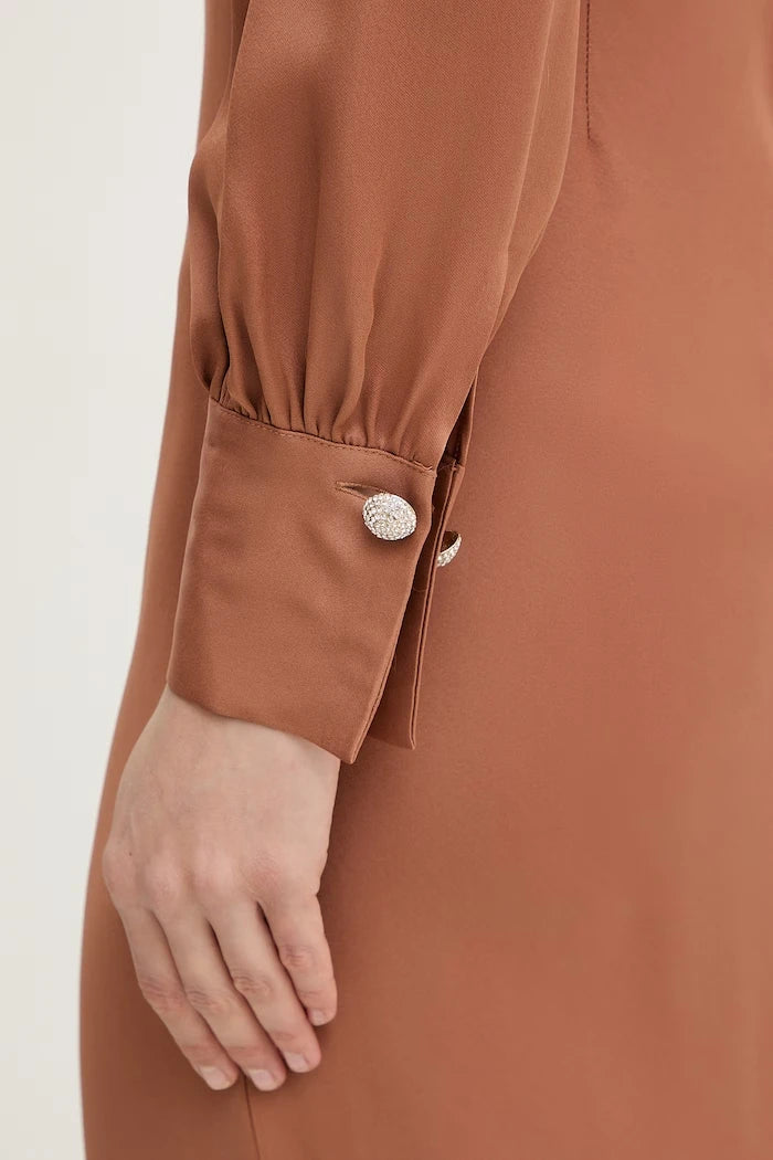 Twinset рокля с вискоза