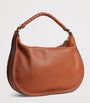Medium Leather Marcie Shoulder Bag