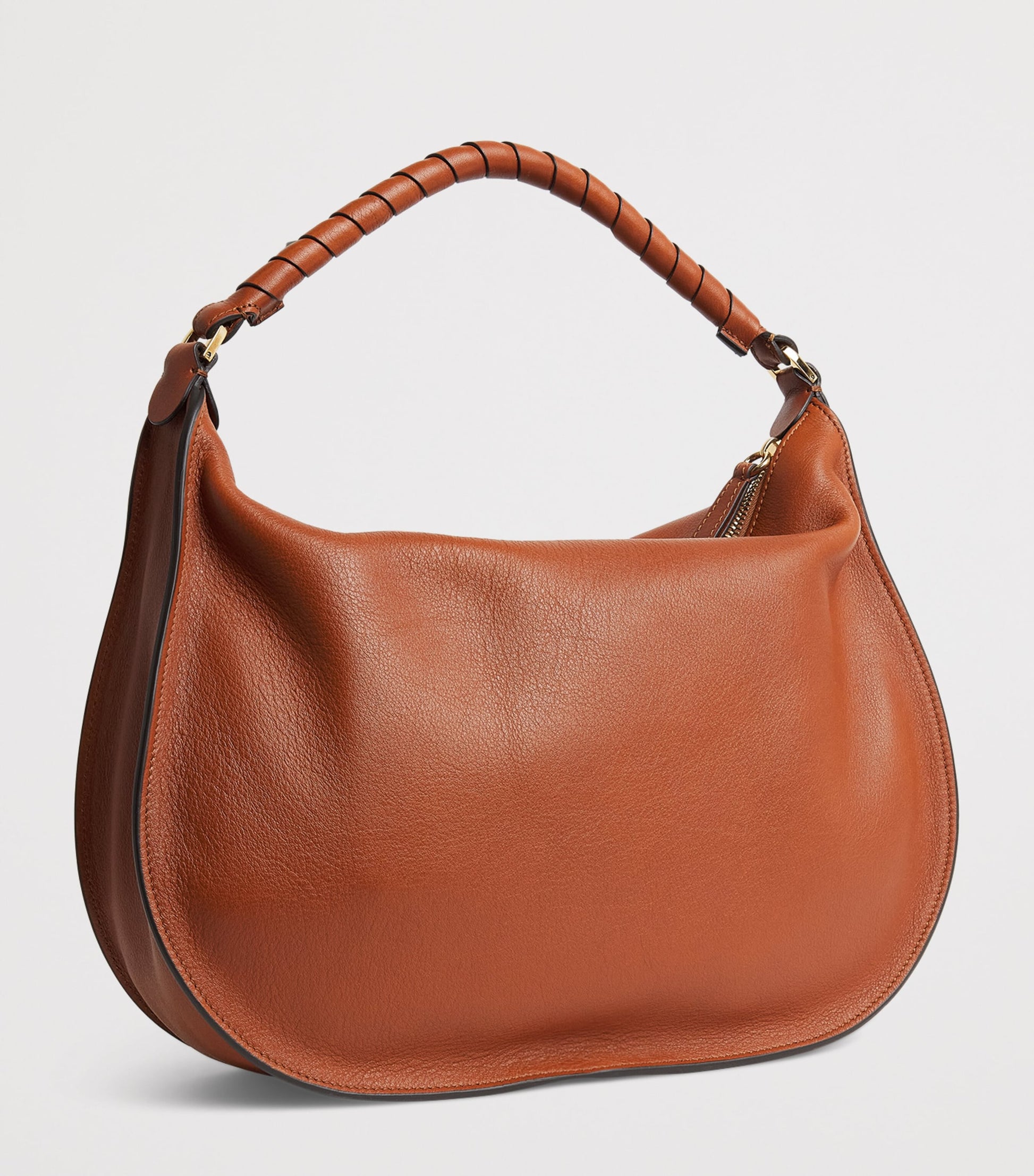 Medium Leather Marcie Shoulder Bag