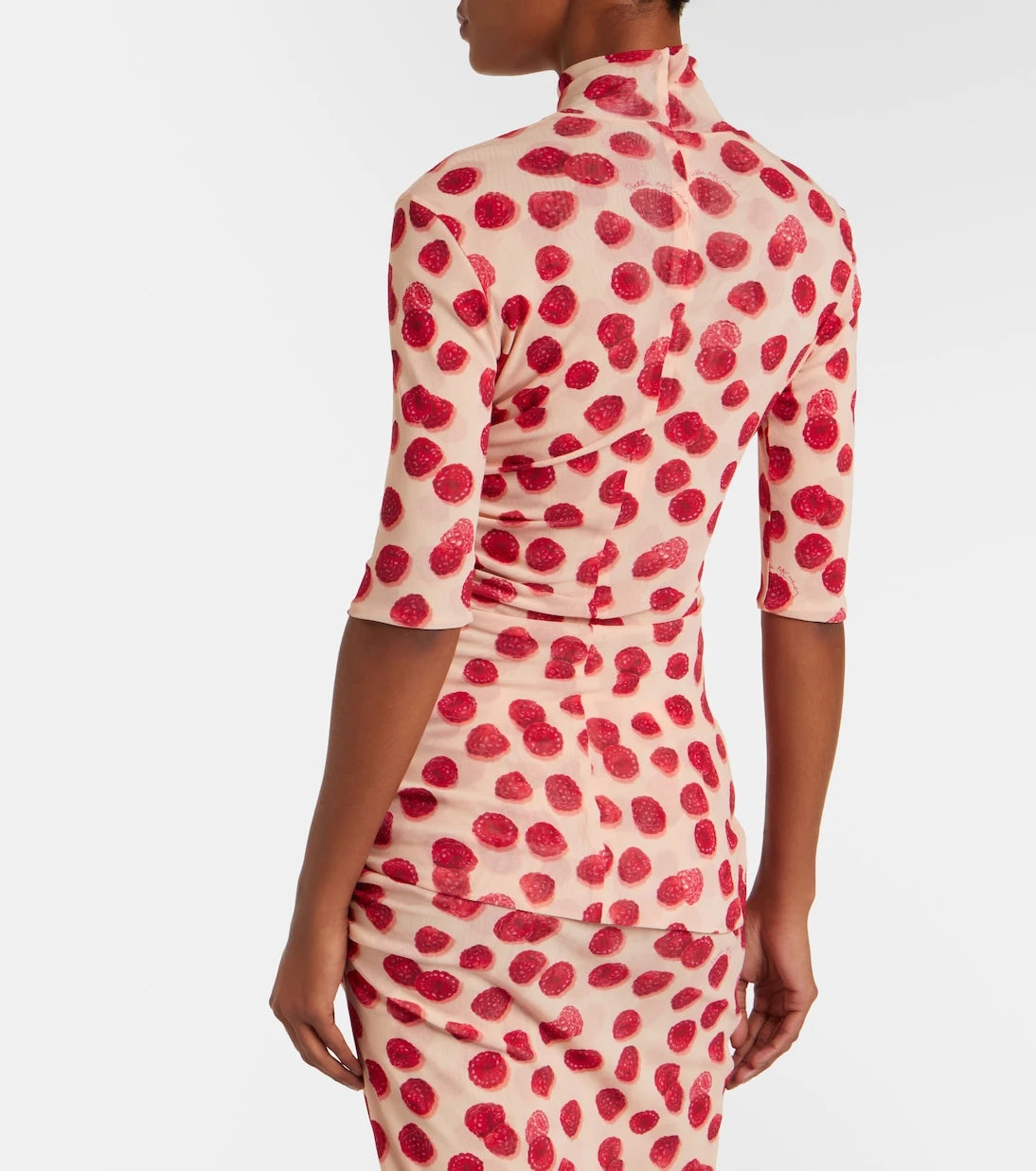 Stella McCartney - Printed mesh T-shirt