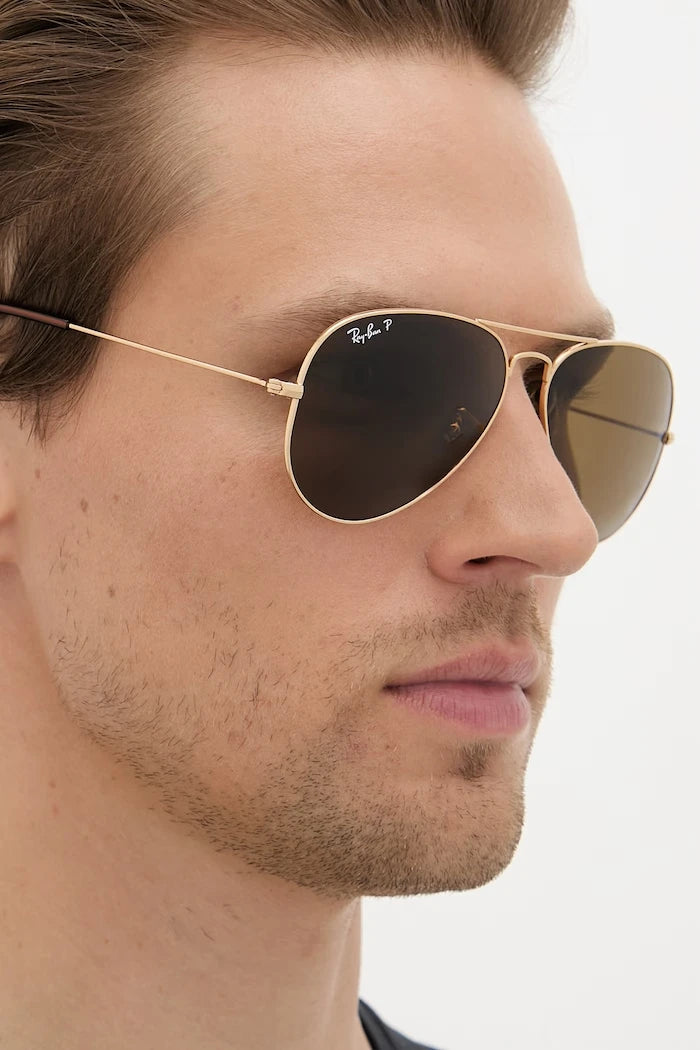 Ray-Ban слънчеви очила AVIATOR LARGE METAL