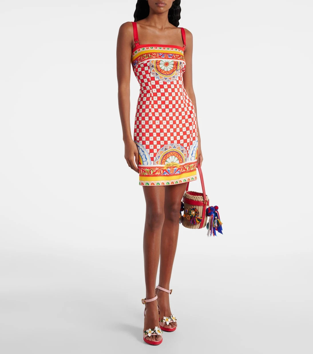 Dolce&Gabbana - Taormina printed silk-blend minidress