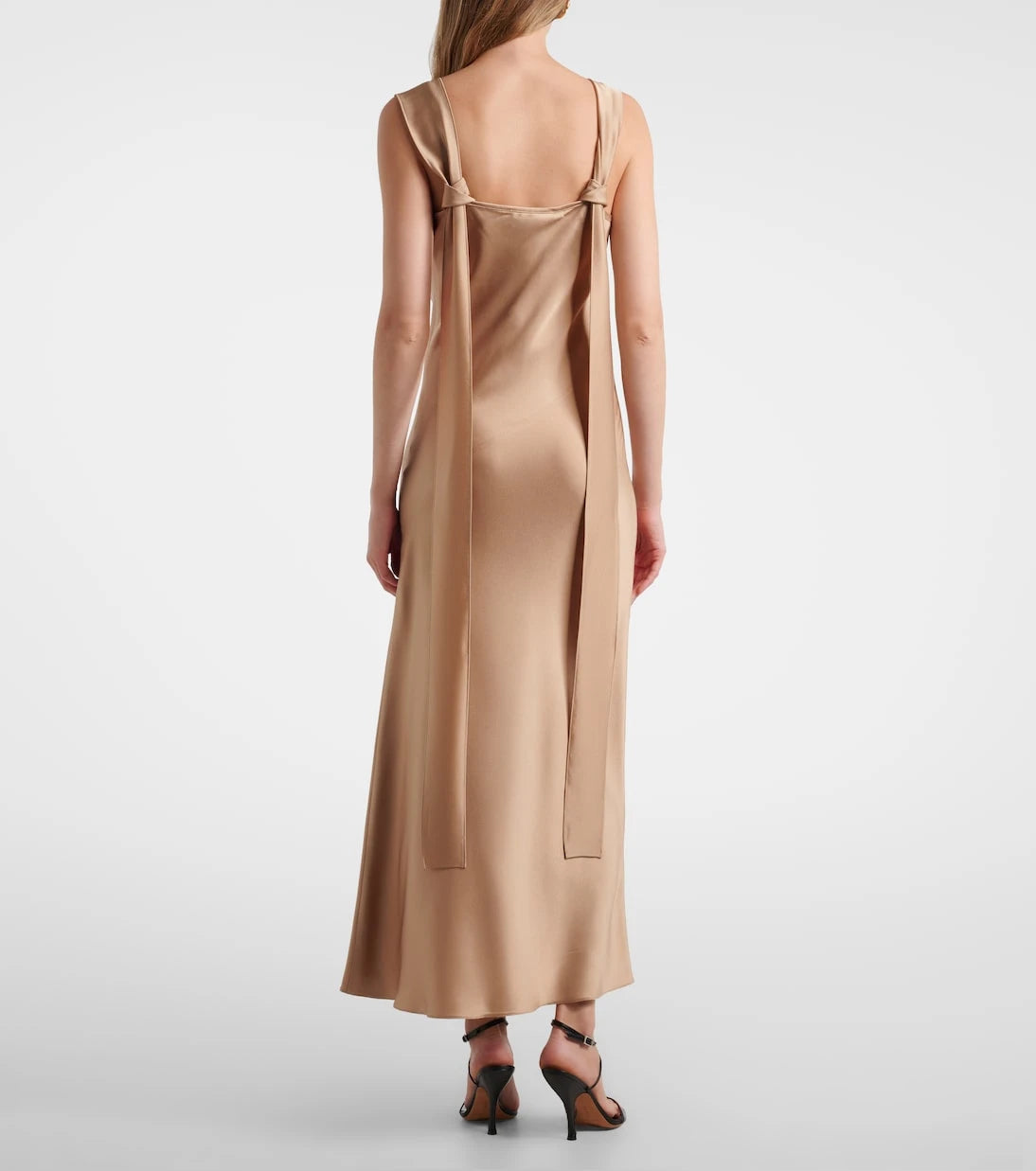 Max Mara - Elegante satin maxi dress