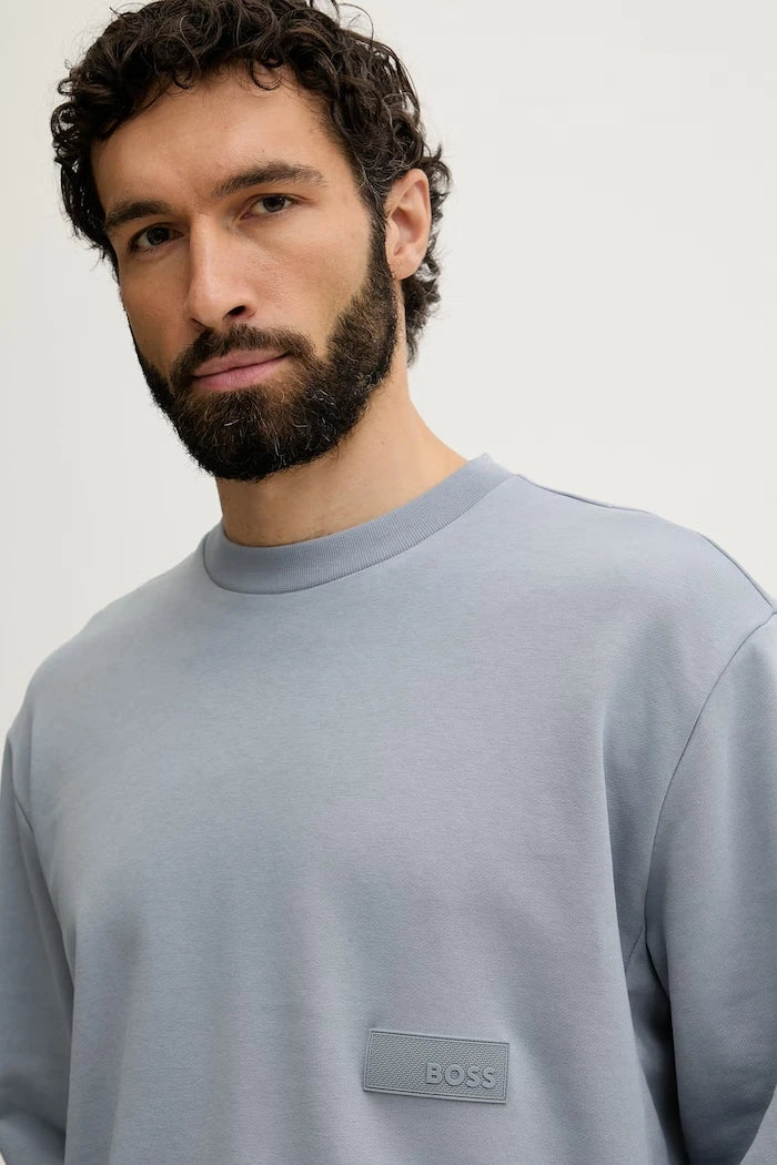 BOSS Green суичър мъжки с памук SW_Crewneck