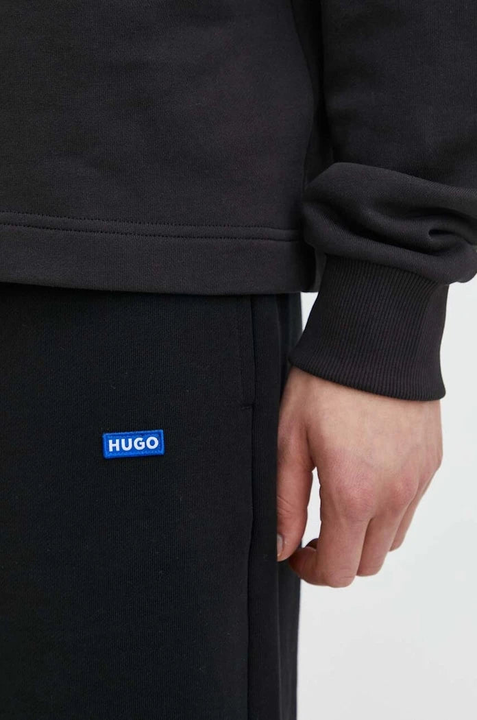HUGO Blue erkek pamuklu antrenman şortu Nasensio