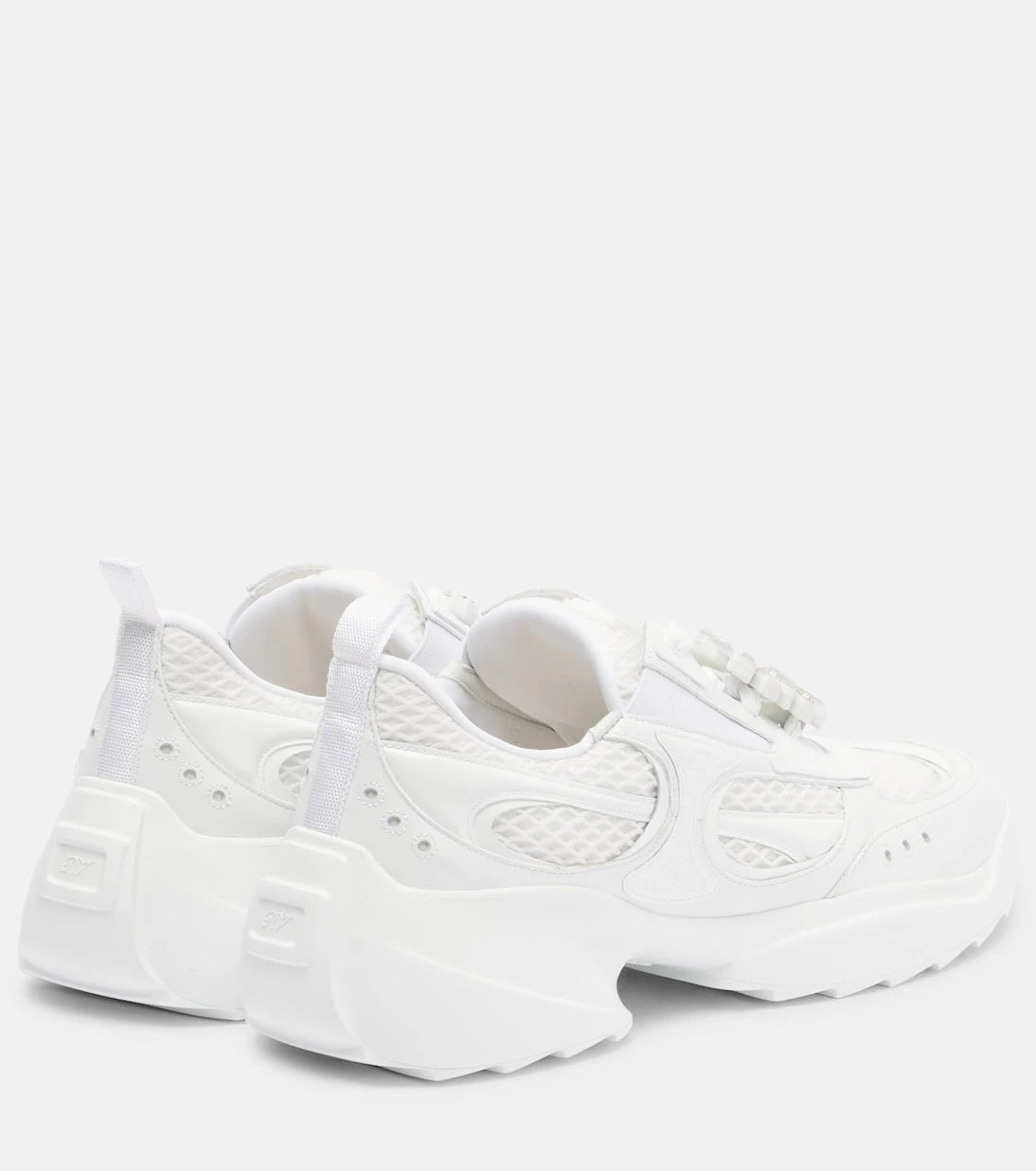 Roger Vivier - Viv' On The Run leather-trimmed sneakers