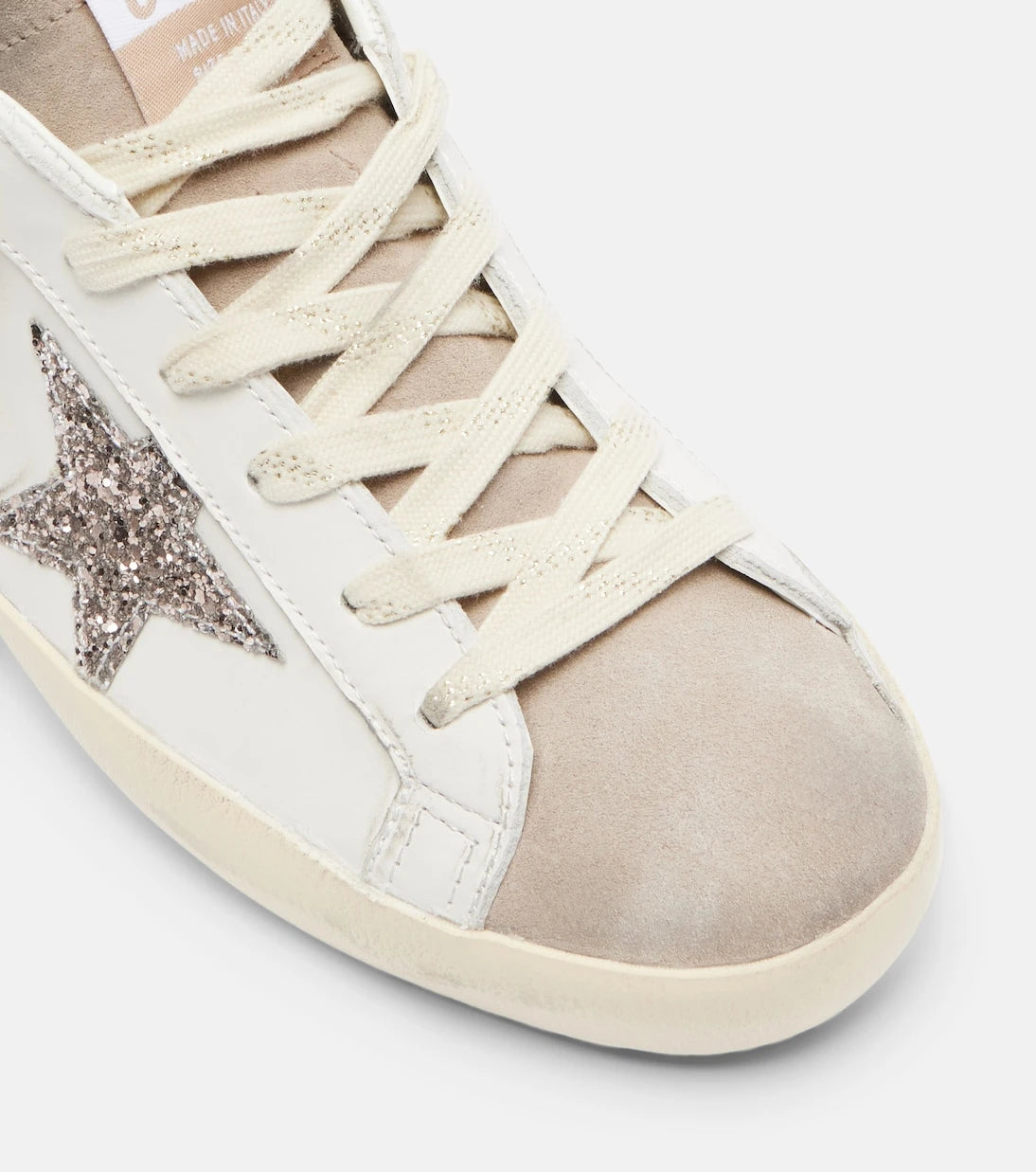 Golden Goose - Super-Star glitter leather sneakers