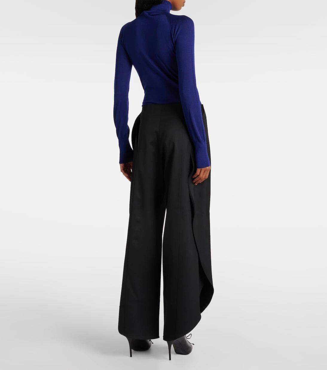 Alaïa - Wool grain de poudre balloon pants
