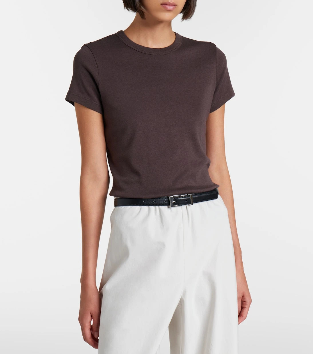 Vince - '90s Shrunken cotton-blend T-shirt