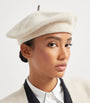 Brunello Cucinelli White Wool Beret