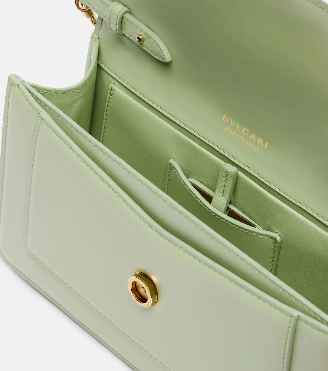 Bvlgari - حقيبة كروس بودي جلدية صغيرة Serpenti Forever