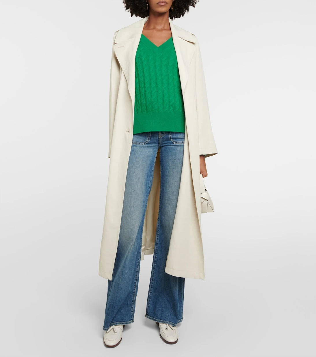 Jardin des Orangers - Cable-knit cashmere sweater