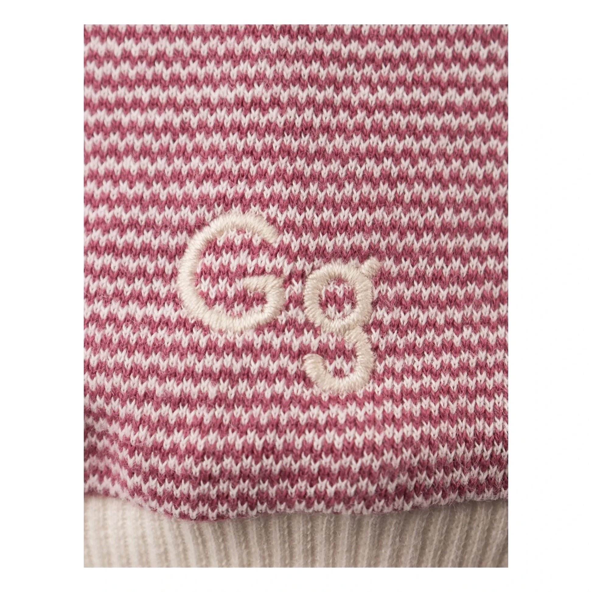 Gingersnaps - Alastor striped polo shirt | Burgundy