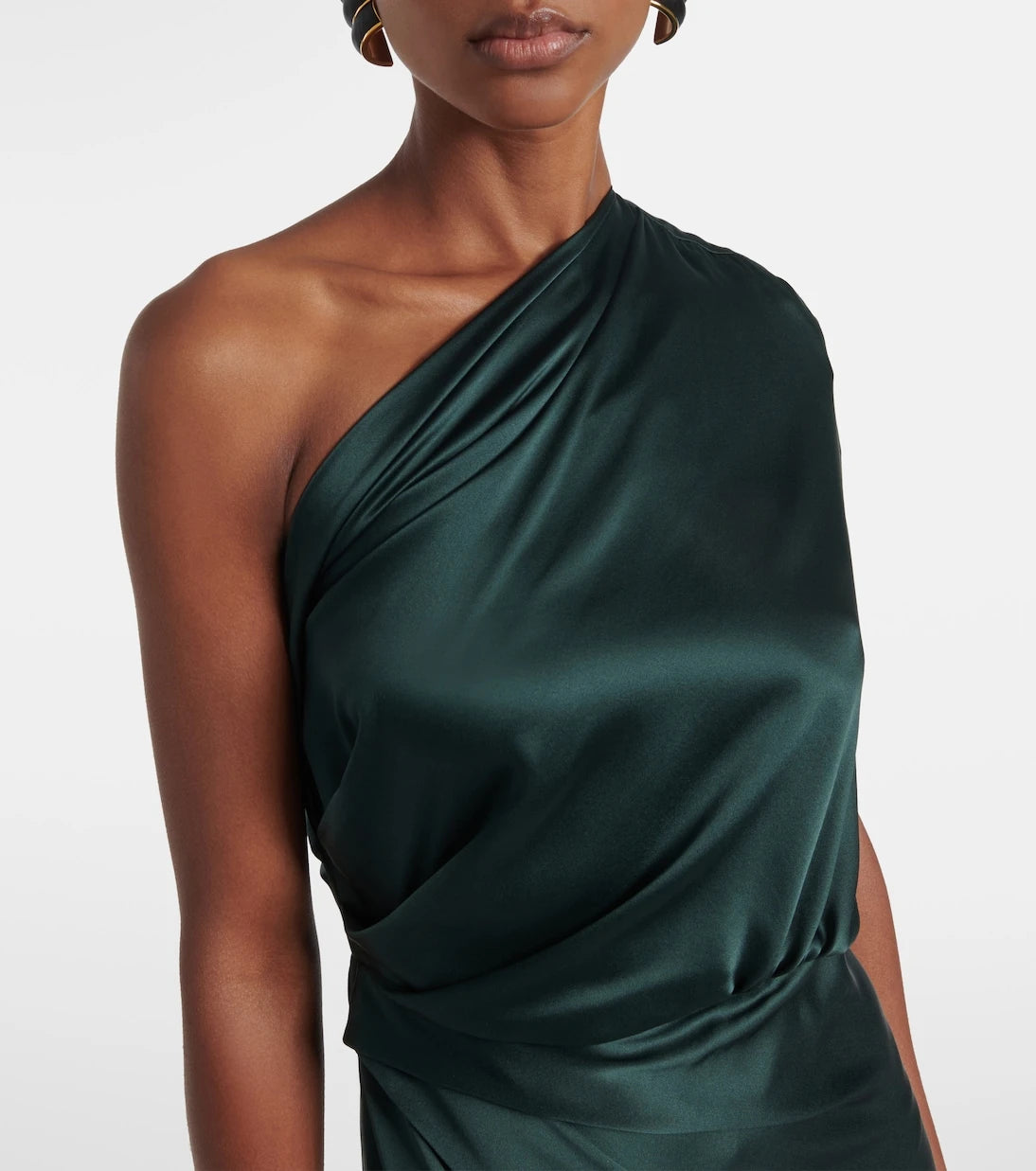 The Sei - Draped silk satin gown