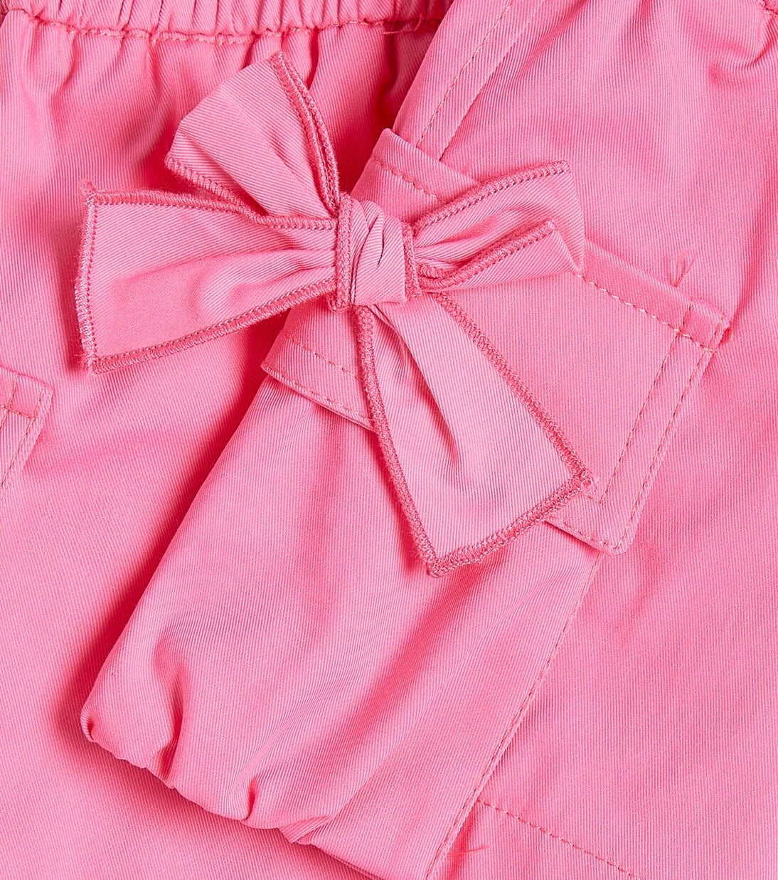 Monnalisa - Baby Batavia cotton-blend cargo shorts