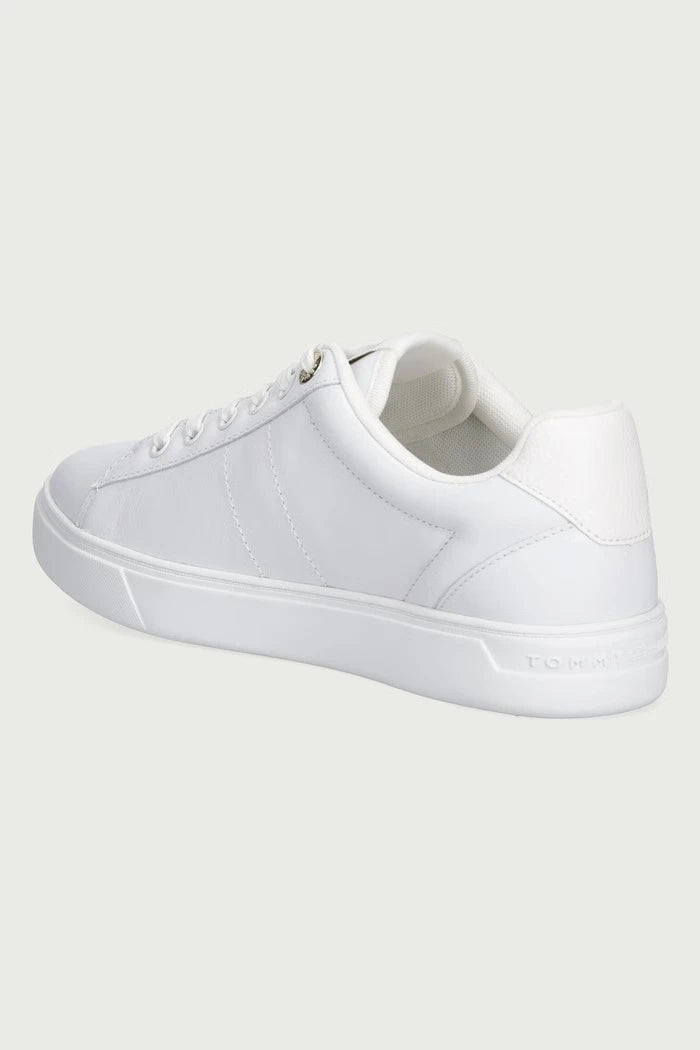 ESSENTIAL ELEVATED COURT SNEAKER kadın deri spor ayakkabı