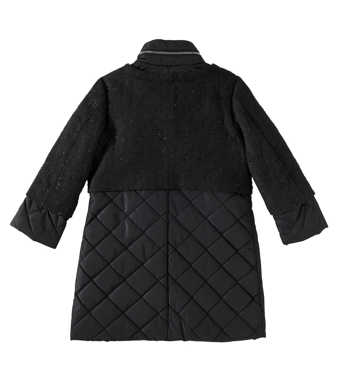 Balmain Kids - معطف منفوخ مبطن