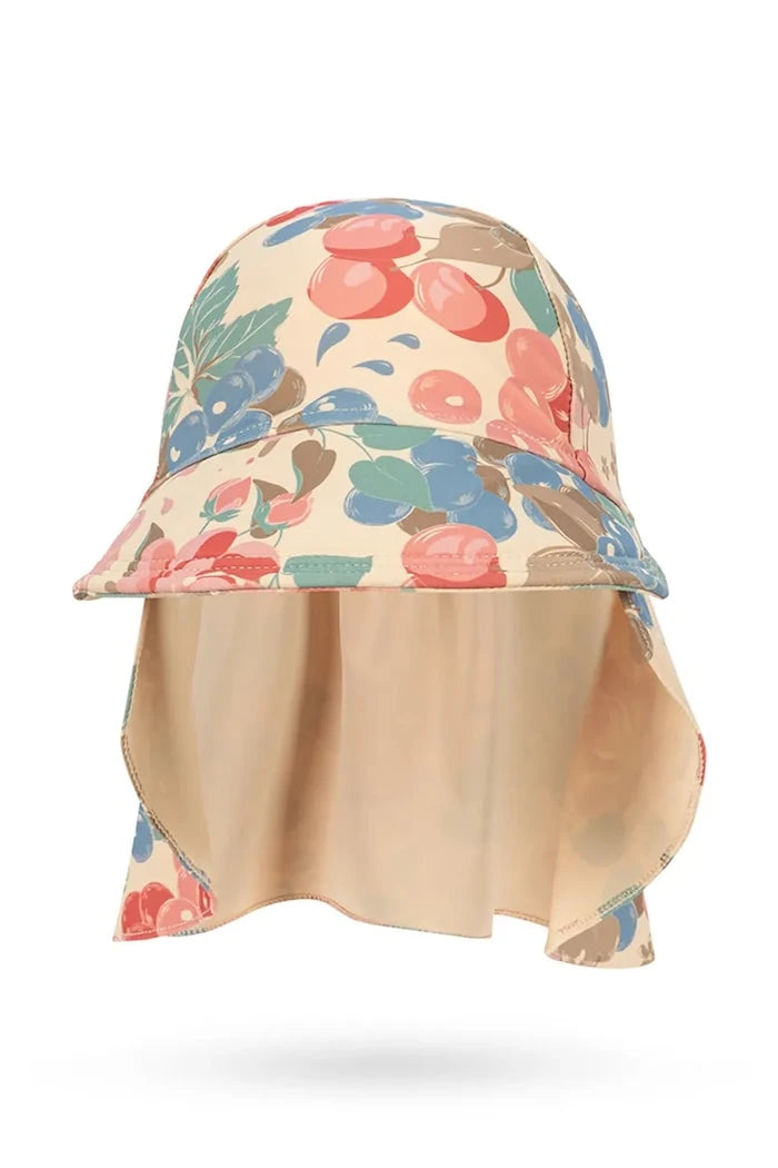 Детска шапка с козирка Konges Sløjd MANUCA FRILL SUN HAT GRS