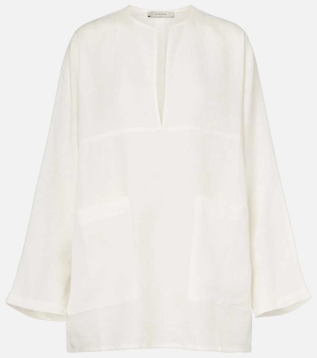 Asceno - Oversized linen top