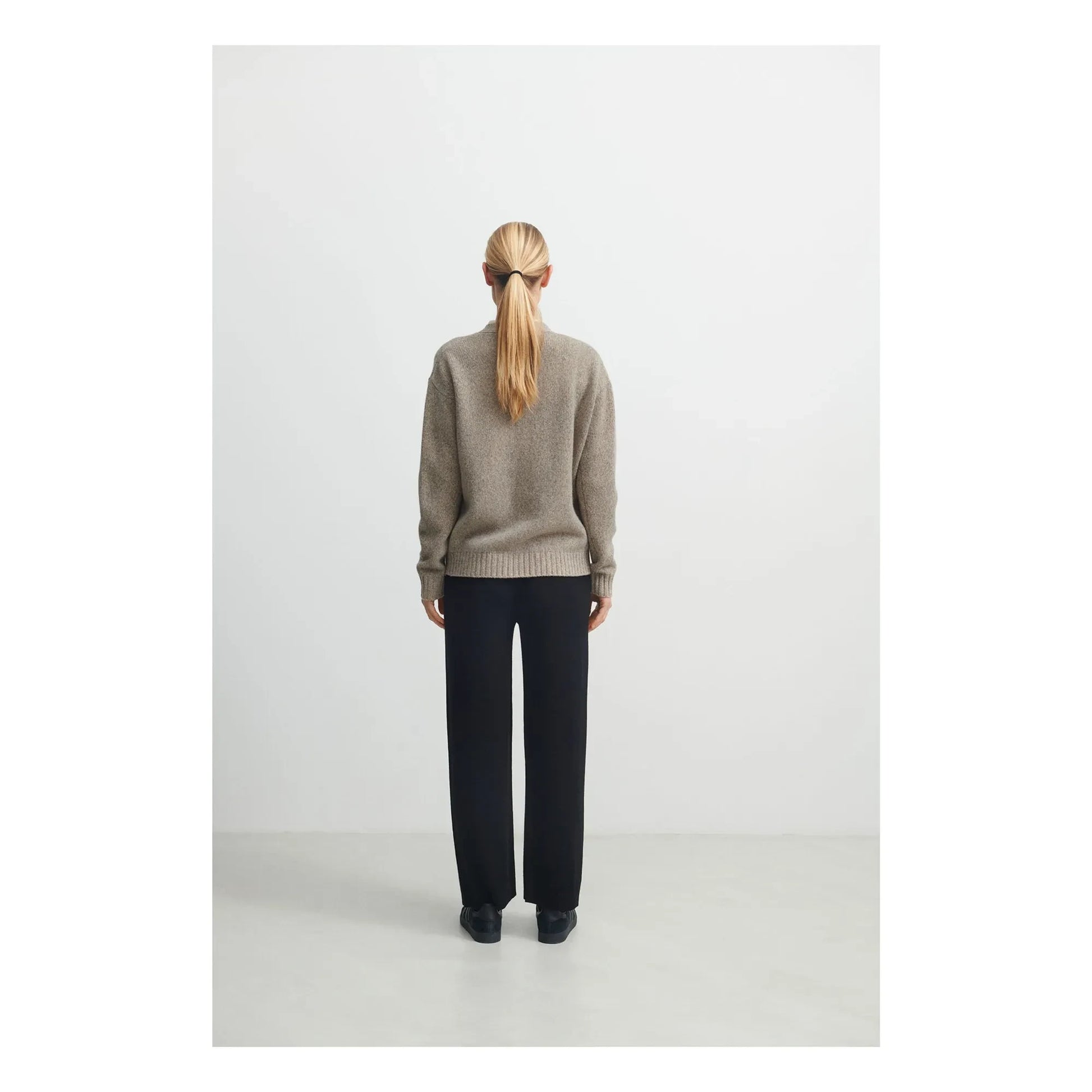 FUB - Lambswool Cardigan - Women's Collection | Heather beige