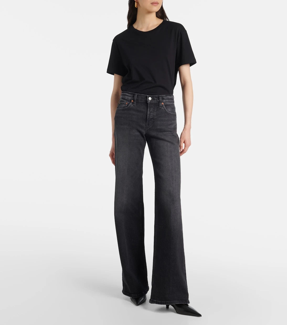 Re/Done - Mid-rise wide-leg jeans
